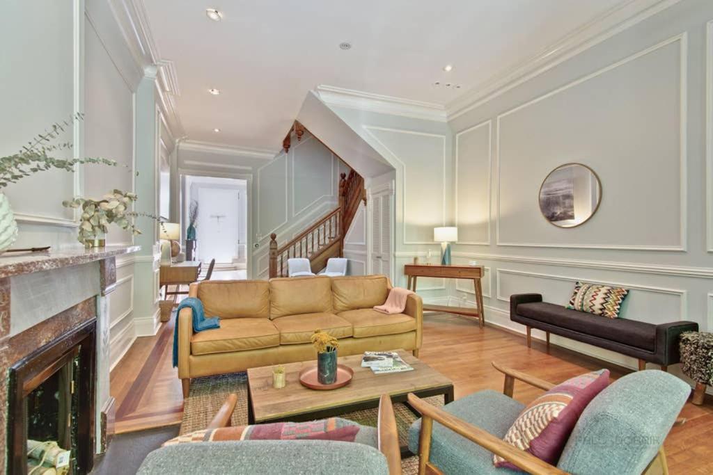 Historic Luxury Townhouse In Downtown Chicago Villa Bagian luar foto